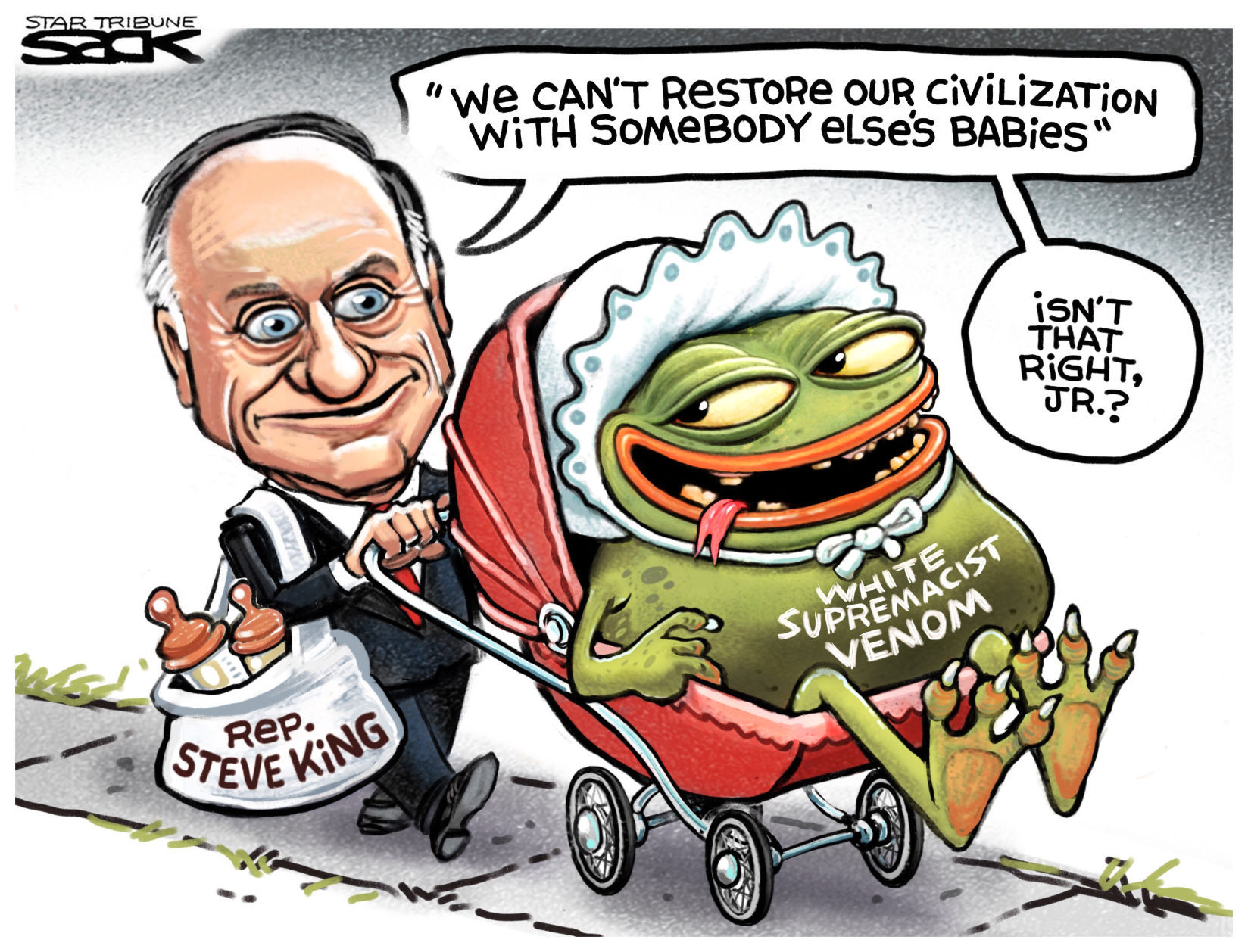 Rep Steve King by Steve Sack, The Minneapolis Star Tribune